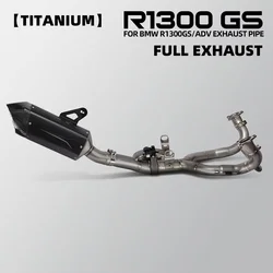 Escape completo de titanio con válvula eléctrica para BMW R1300GS y R1300R