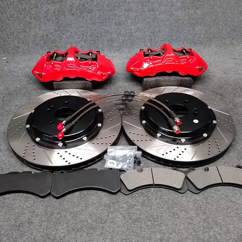 Pinzas de freno 6 pistones rojas + discos 355x32mm VW Polo GTI 2019