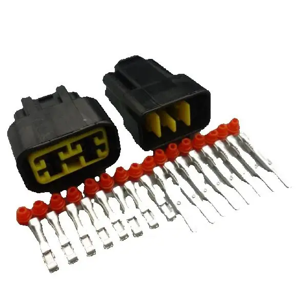 Adaptador conector Furukawa 8 pines 2,3 mm macho hembra negro