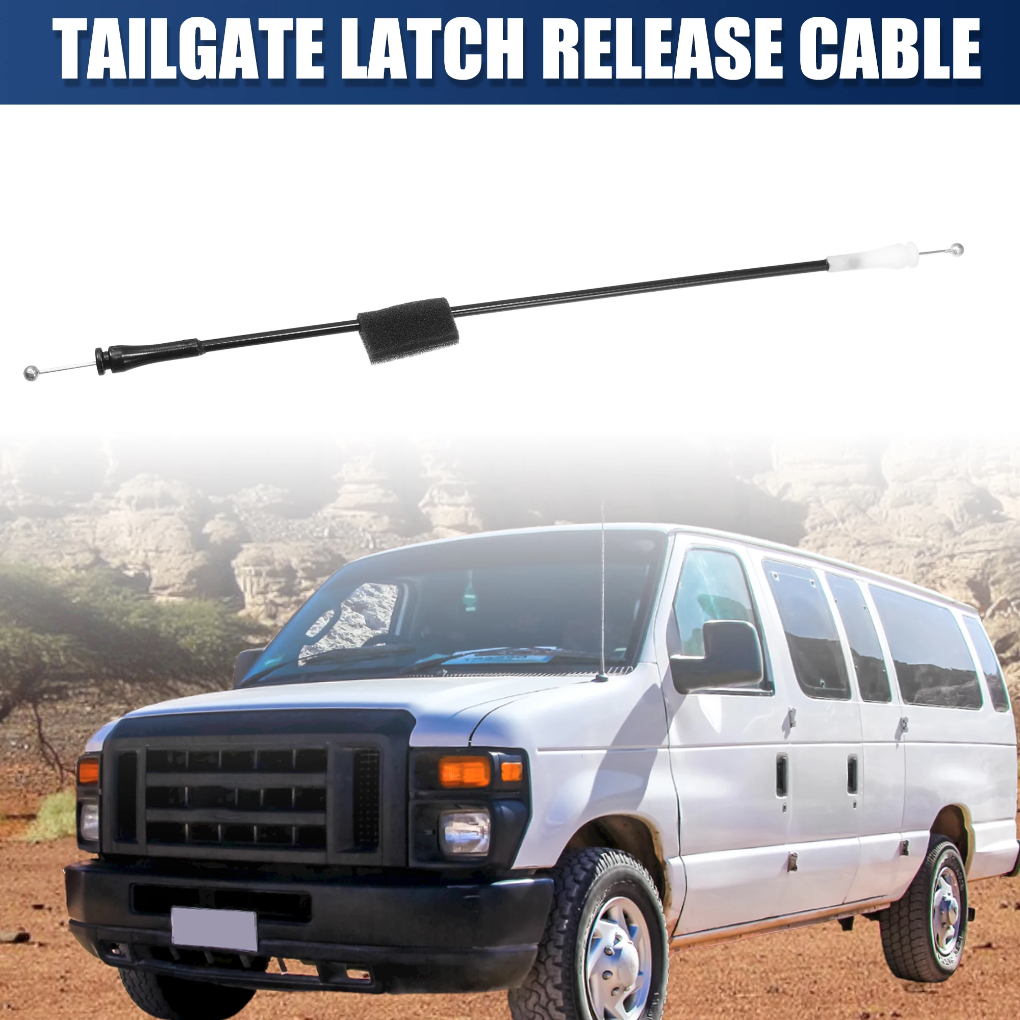 Autohaux 912-708 Cable de apertura trasera Ford E-150/E-250/Expedition - imagen 2