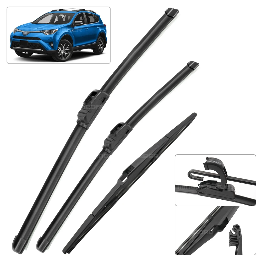 Limpiaparabrisas delantero y trasero para Toyota RAV4 XA40 2013-2018 - imagen 2