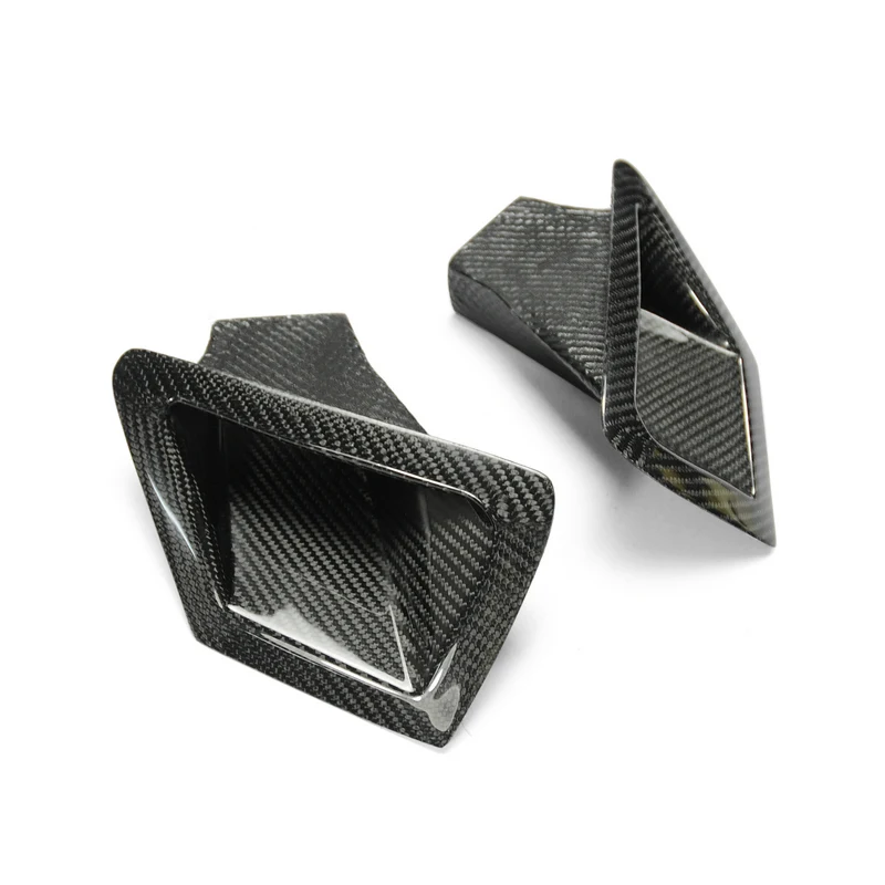 Conductos parachoques delantero fibra de carbono Nissan 370Z Z34 2009+ - imagen 2