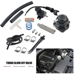 Kit válvula blow-off aluminio negro para BMW F20/F21/F22/F23/F30/F31