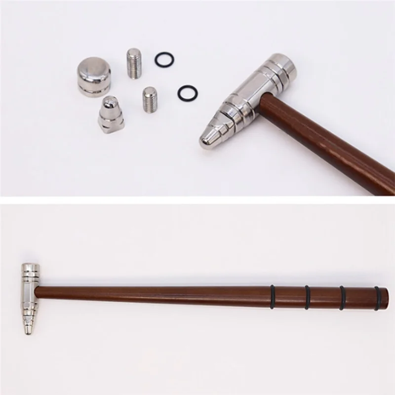 Herramienta de reparación de chapa de coche, martillo moldeador, martillo nivelador, herramienta de reparación de golpes sin costuras para reparación de automóviles de chapa de Metal - imagen 3