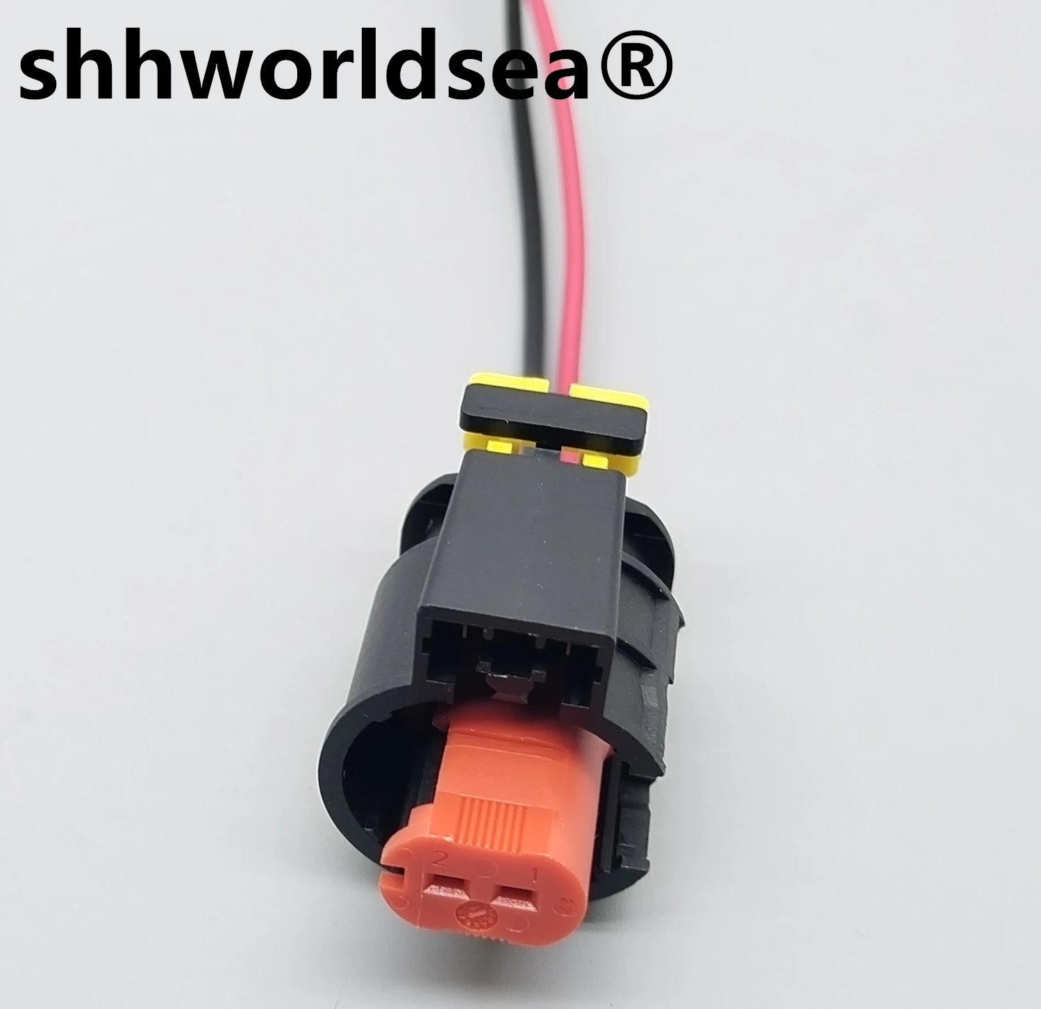 Shhworldsea 2P 284556-1 284576-1 AC montaje válvula de sincronización Variable para coche enchufe VVT válvula solenoide enchufe de cableado eléctrico
