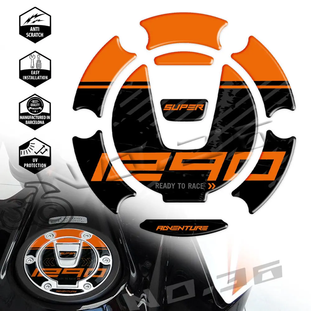 Protector de tanque KTM 1290 Super Duke R – calcomanía impermeable 2018-2023