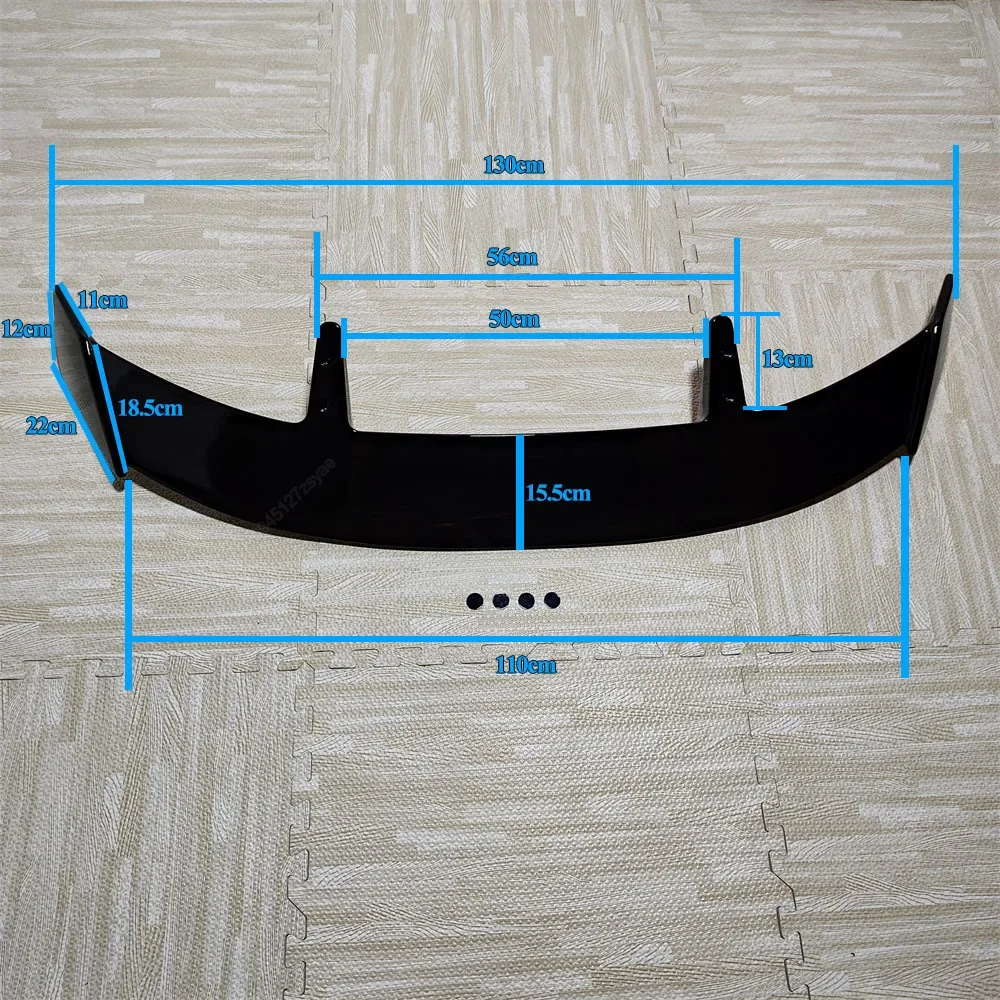Kit alerón trasero ABS negro brillante VW Golf MK5-MK8 (2006-2021) - imagen 4
