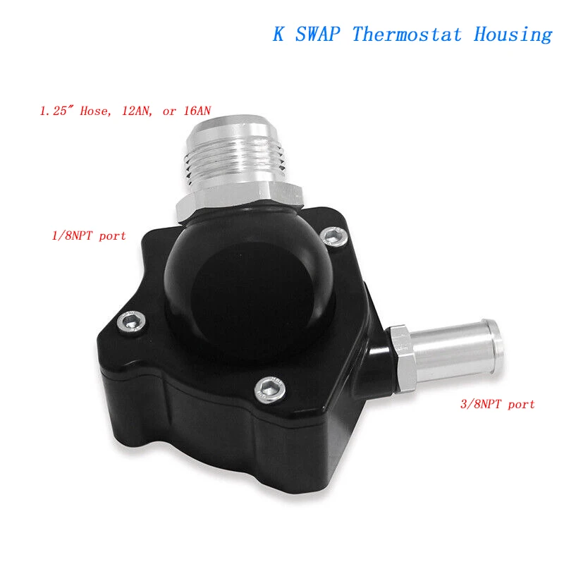 Carcasa de termostato con cuello giratorio V2 para Honda K20/K24 - imagen 2