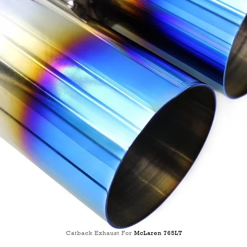 Cees tubo de escape inox sin silenciador McLaren 765LT 4.0T - imagen 5