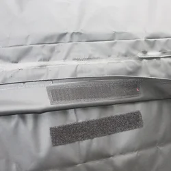 Baca de techo con rejilla impermeable y protector solar para carga