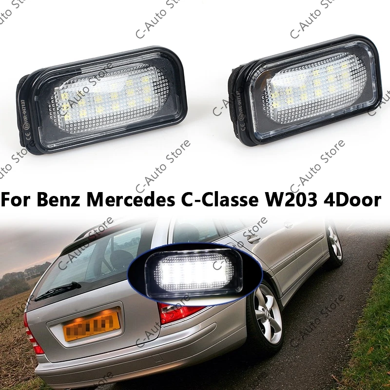 Bombilla LED de matrícula Canbus sin error Mercedes W203 2001-2007