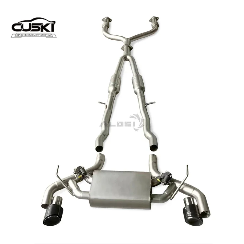 Escape deportivo trasero de acero inoxidable Infiniti Q60 3.0T - imagen 4