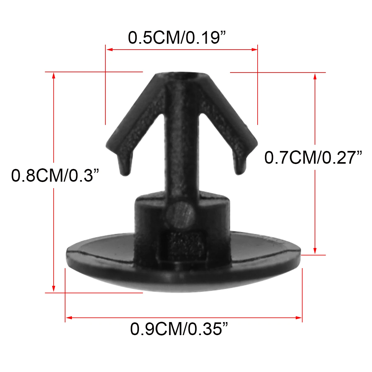 Clips para burlete de puerta trasera Nissan Qashqai J10/J11 - imagen 2