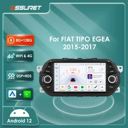 Autoradio Android 7862 SWC 4G CarPlay GPS – Fiat Tipo/Egea 2015‑