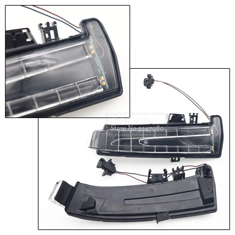 Luz LED intermitente para espejo retrovisor Mercedes W221 W212 W204 - imagen 3