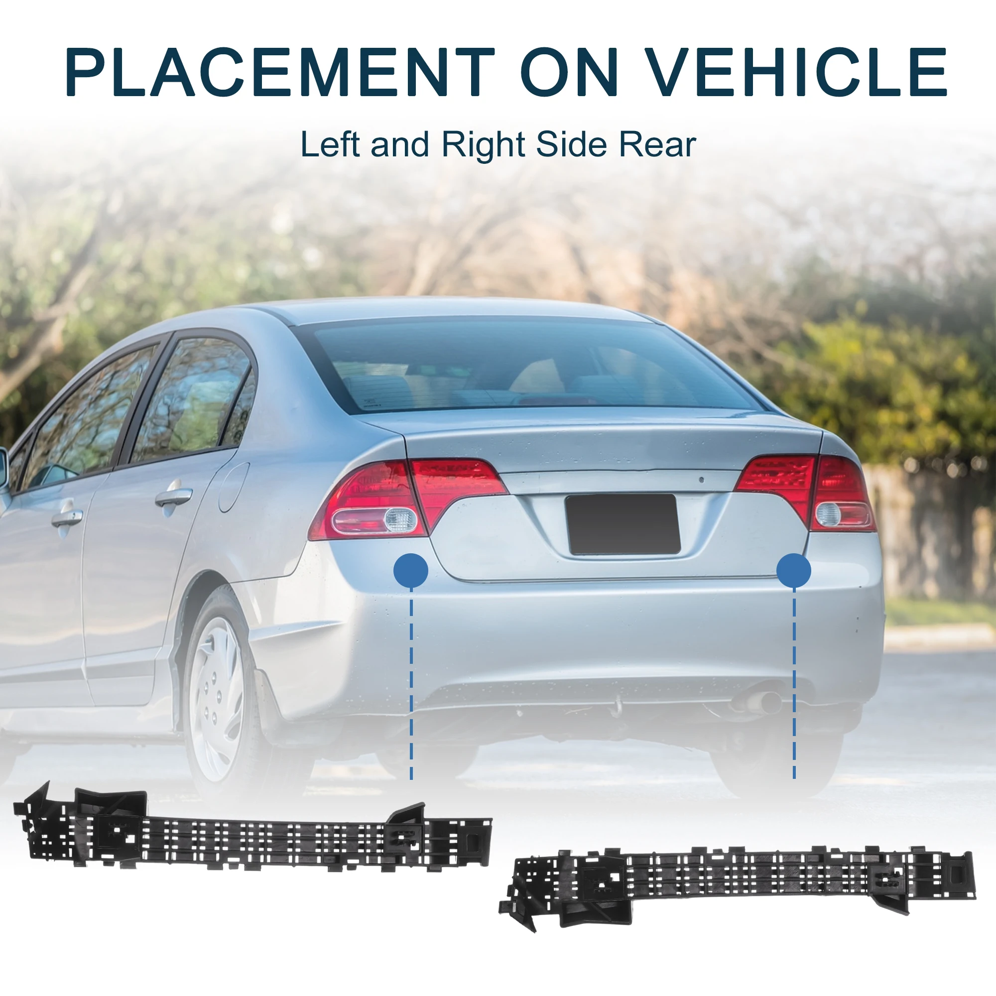 Soporte Parachoques Honda Fit 2009-2013 - imagen 3