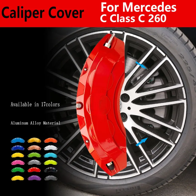 Cubierta pinza freno aluminio para Mercedes Clase C C260