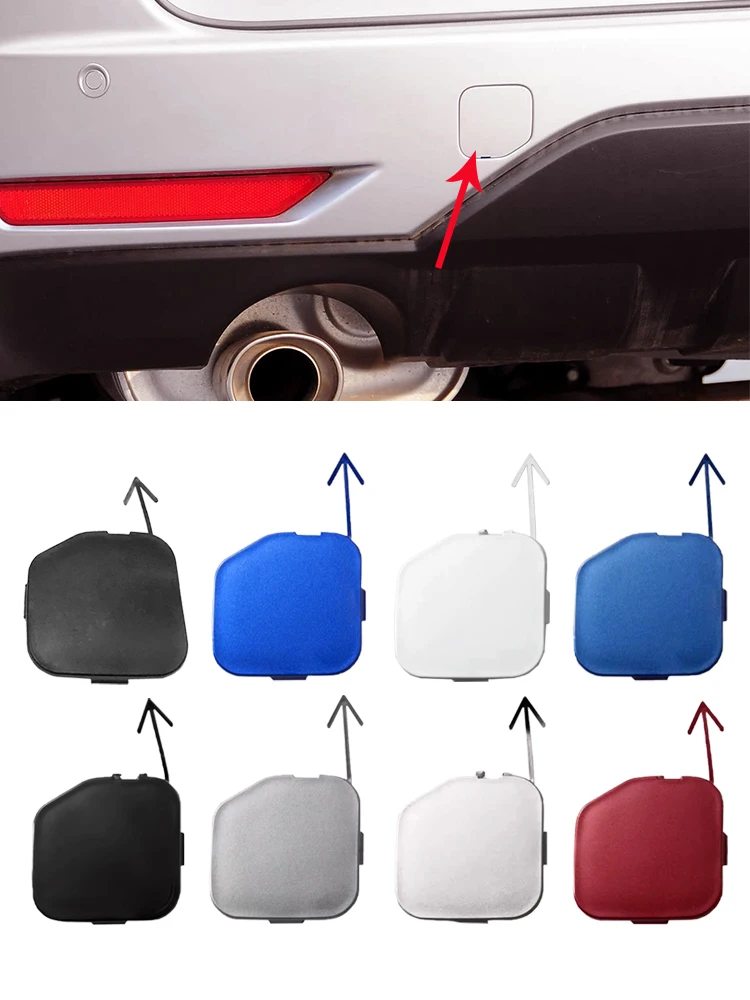 Para Subaru Forester SH 2008 2009 2010 2011 2012 cubierta de gancho de remolque de parachoques trasero de coche tapa de ojo de remolque