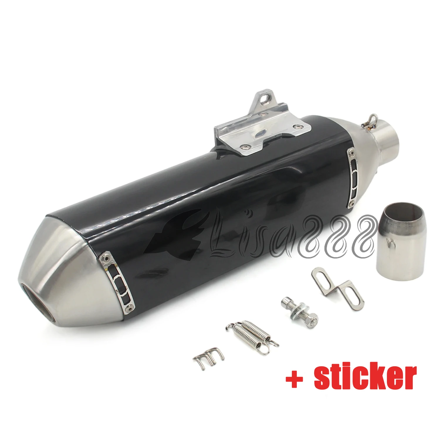 Silenciador de escape FMF 4T universal para moto con DB Killer - imagen 3