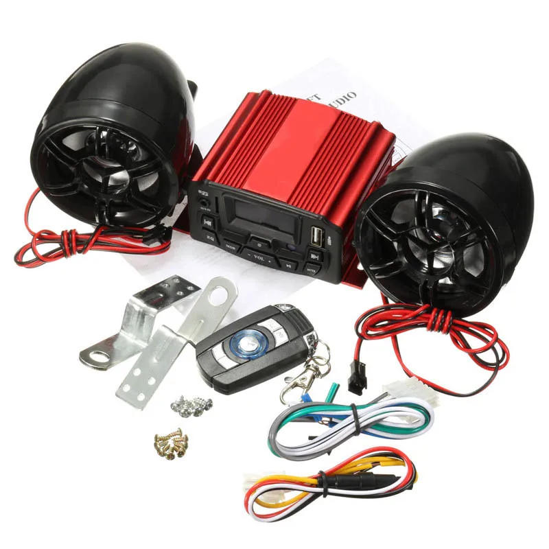 Autoradio moto Bluetooth FM USB MP3 12V estanco