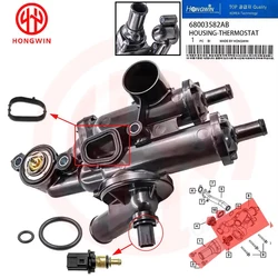 Carcasa termostato 68003582AB para Chrysler 200, Dodge Avenger