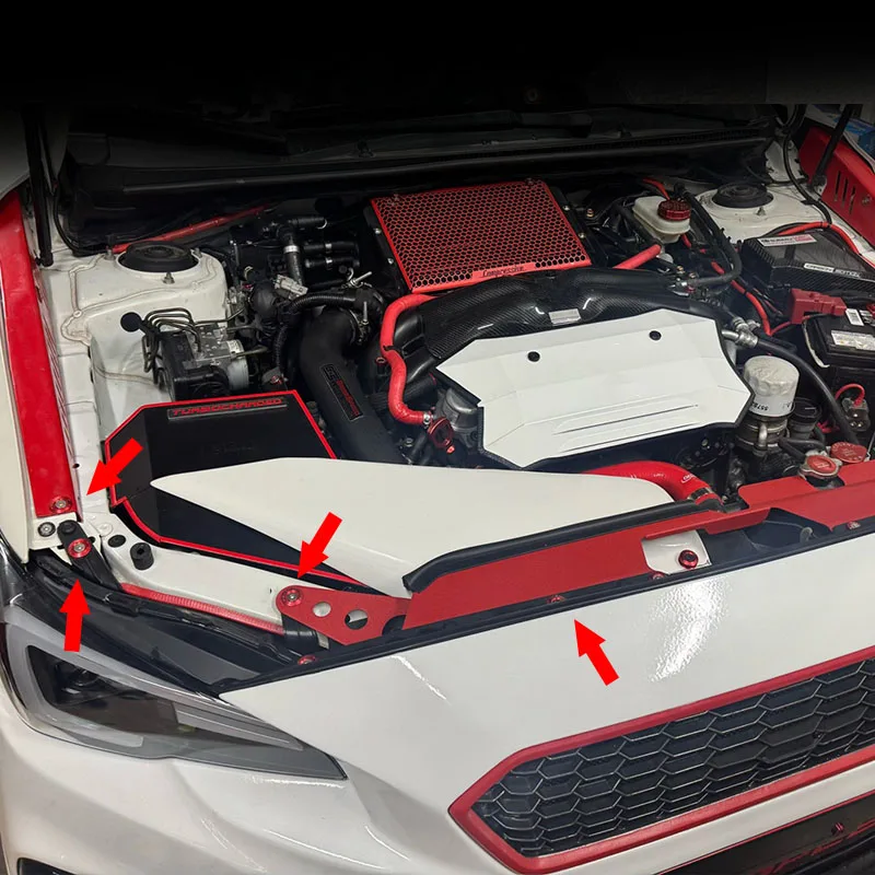 Kit de arandelas de guardabarros multicolor M6 para coches JDM Racing