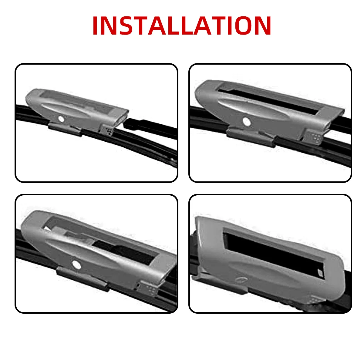 1/2/3/4/6 Uds limpiaparabrisas de coche para Citroen C3 Picasso 2011-2017 limpiaparabrisas delanteros y traseros cepillos accesorios para automóviles 2014 2015 2016 2017 - imagen 3