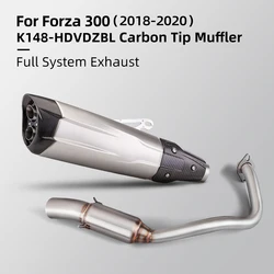 Silenciador de escape completo con tubo medio – Honda Forza 300