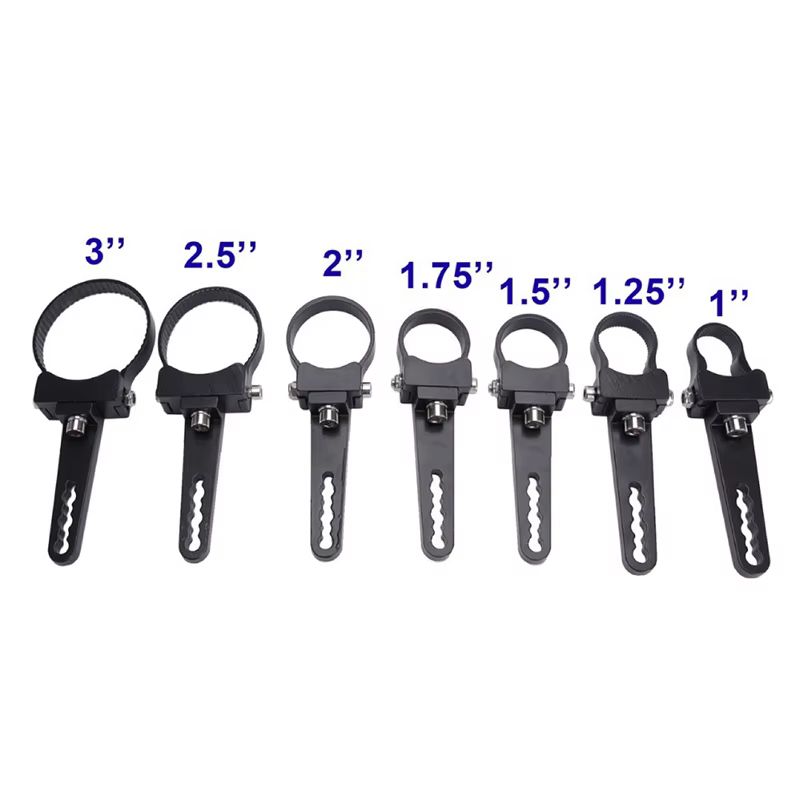 Soporte abrazadera barra LED – 1 a 3 pulgadas 4×4 y moto - imagen 2