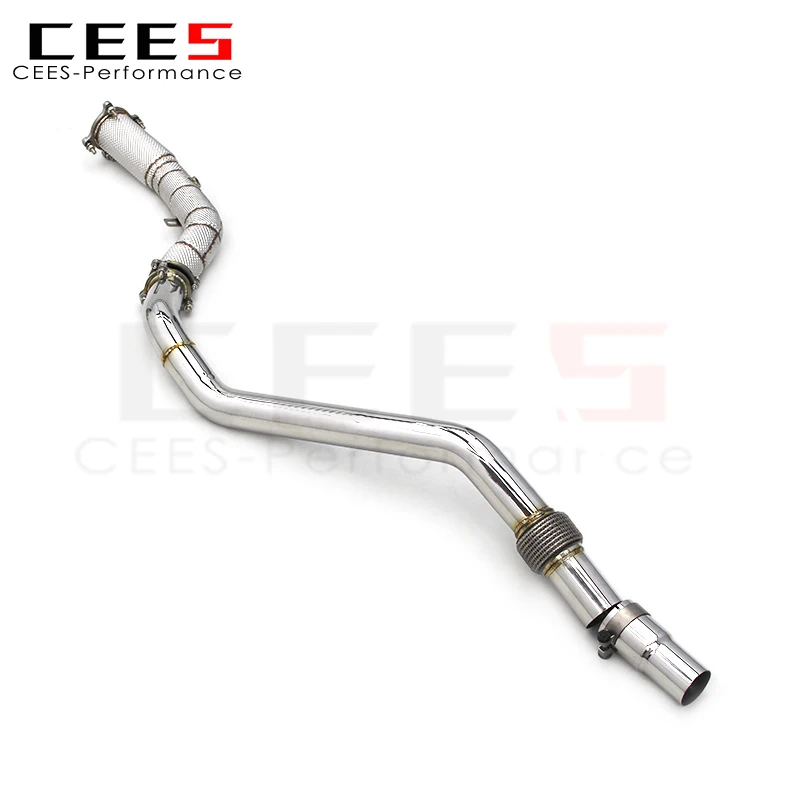 Downpipe CEES Audi A4/A5 B8 1.8T 2.0T 2008-2017 SS304 - imagen 2