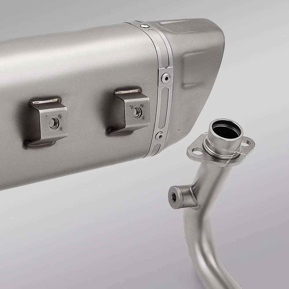 Sistemas completos de Escape para motocicleta, accesorios especiales para Moto, tubo de enlace antideslizante para Italjet Dragster 125 200 - imagen 3