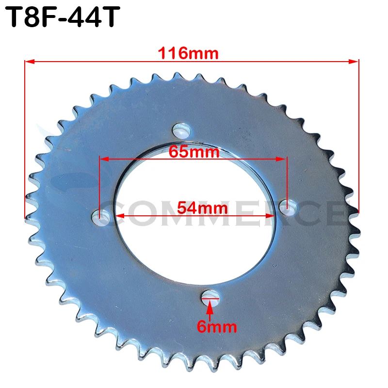 Kit piñón T8F 44T-54T para Pit Dirt Bike - imagen 4