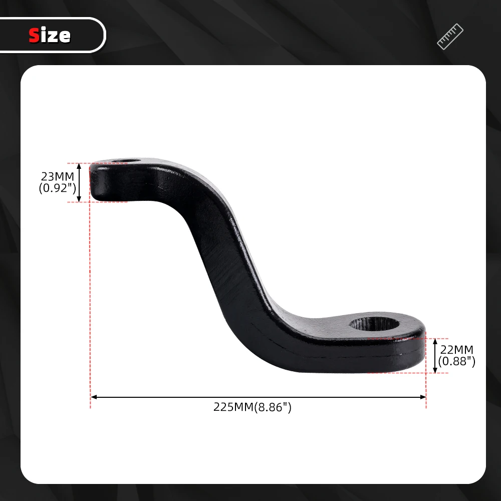 Vista del brazo Pitman 6618