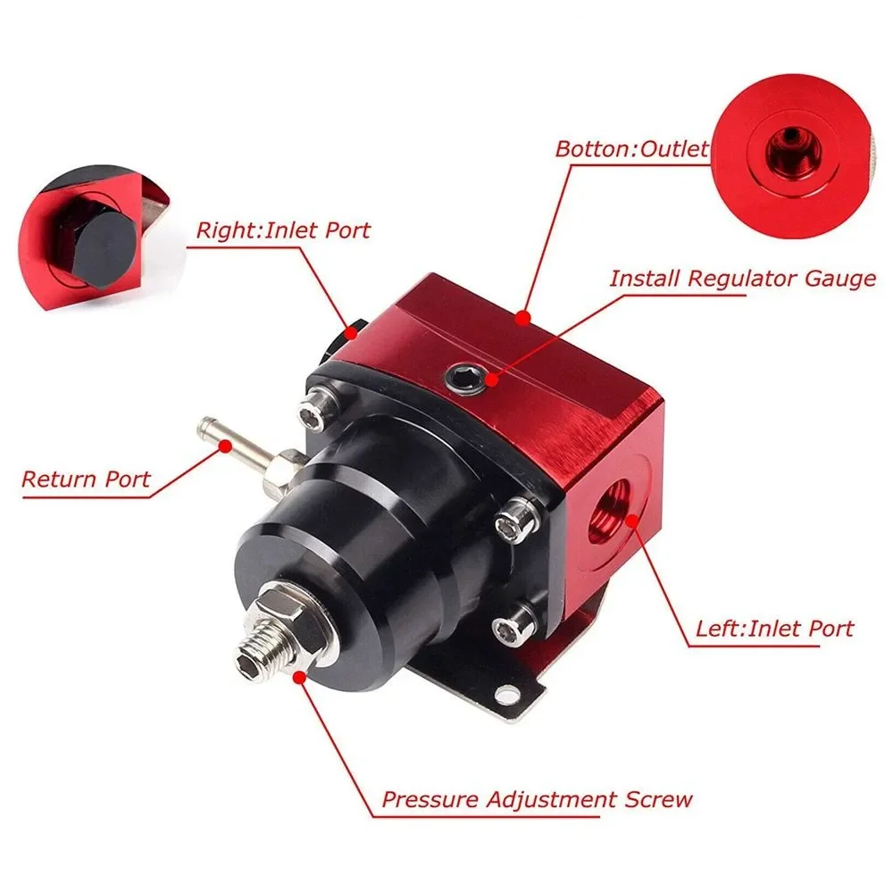 FPR AN6 Regulador de presión para combustible ajustable 7MGTE Supra - imagen 3