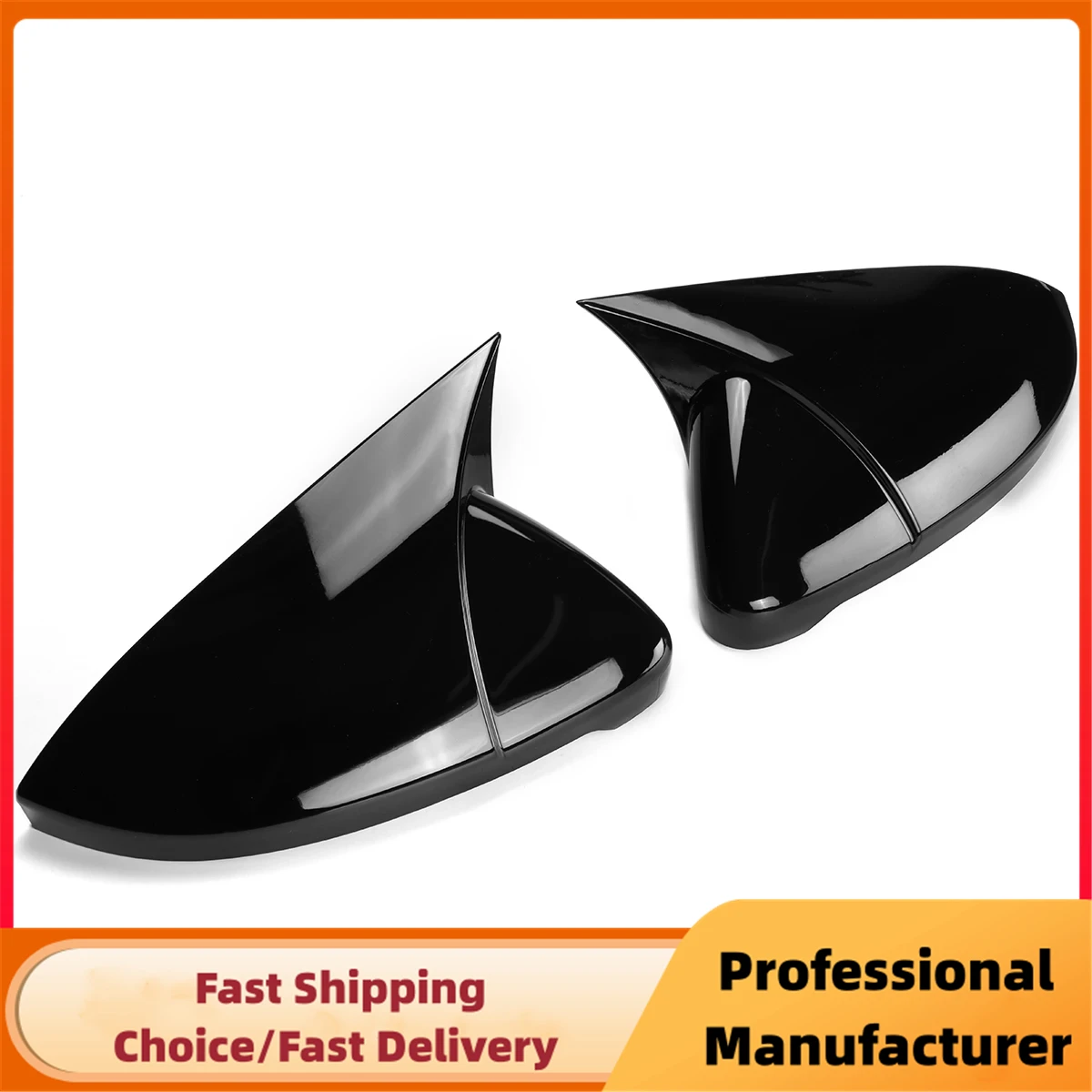 Carcasa de retrovisor negra brillante para VW Golf 7 MK7/MK7.5 GTI/R - imagen 3