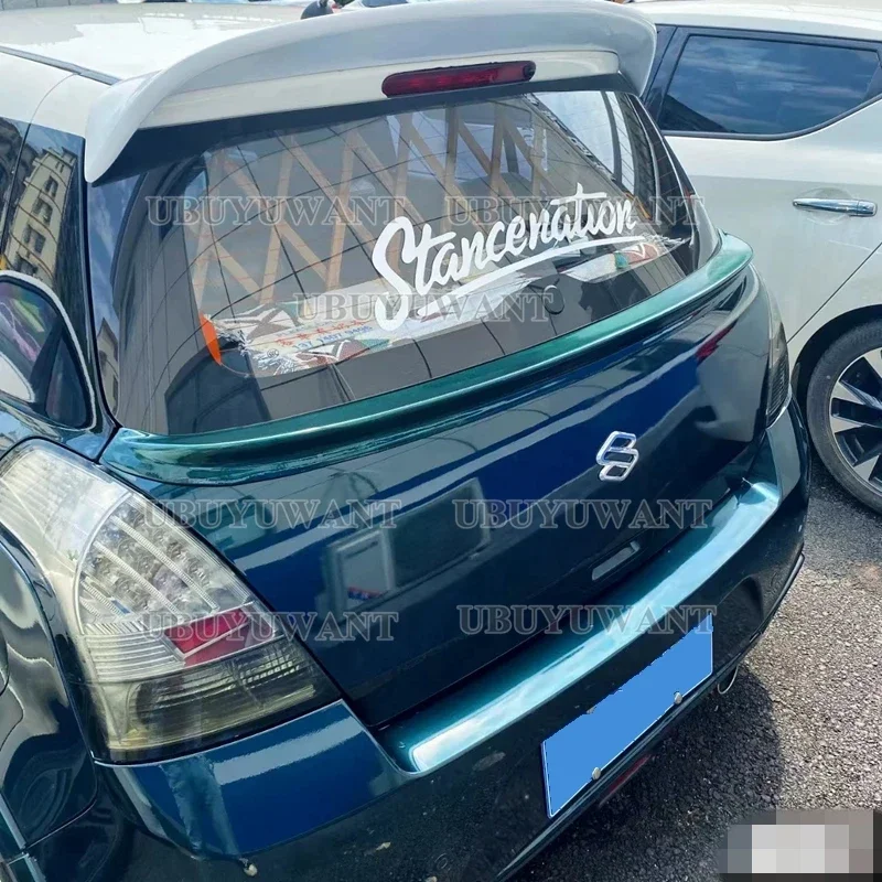 Suzuki Swift Spoiler trasero fibra carbono 2005-2012 alta calidad - imagen 3