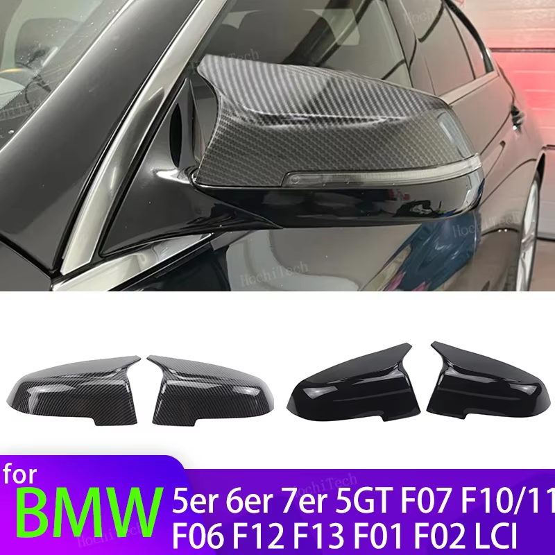 Tapa de espejo retrovisor estilo carbono para BMW Serie 5, 6 y 7