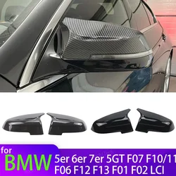 Tapa de espejo retrovisor estilo carbono para BMW Serie 5, 6 y 7