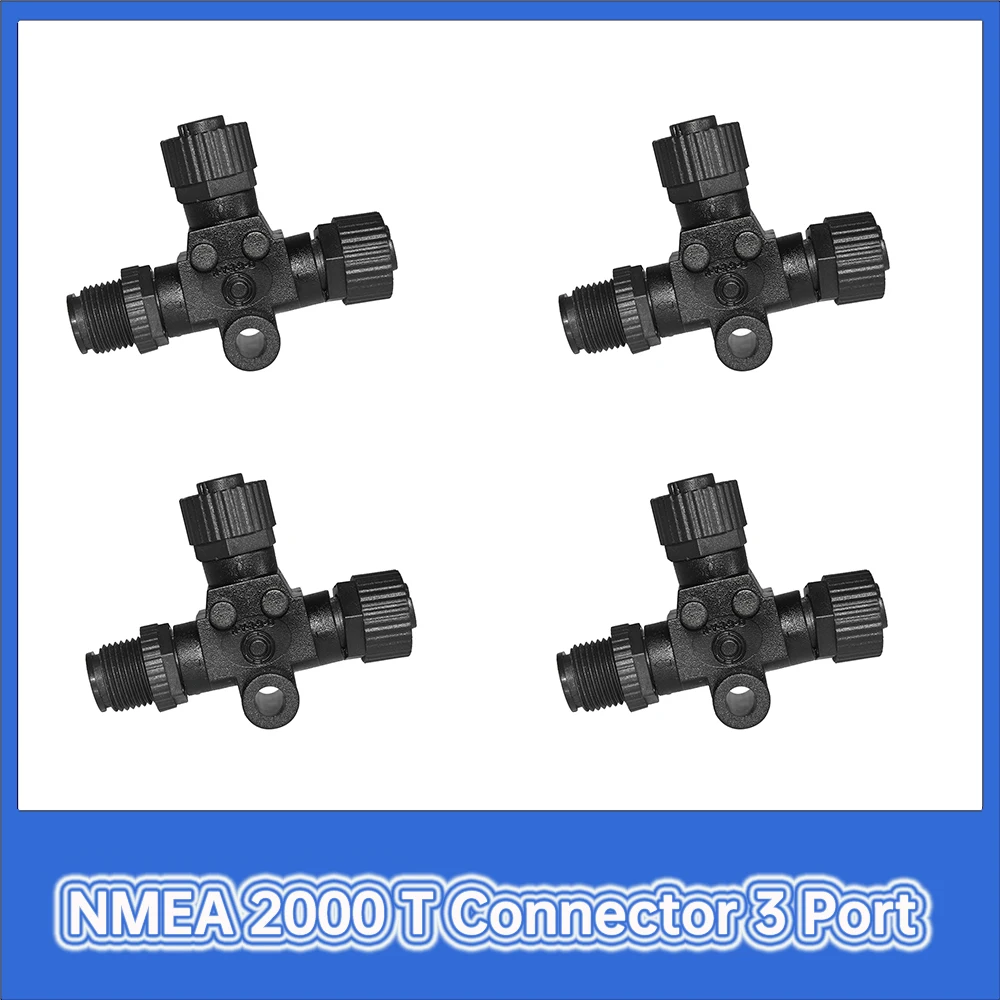 Conector NMEA 2000 en T de 3 puertos IP67 impermeable