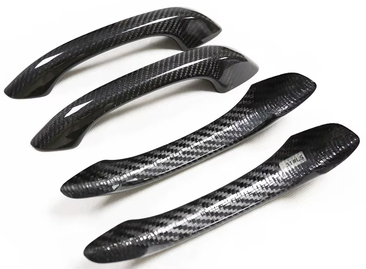 Protectores de manillas de carbono seco para Porsche Macan y Cayenne