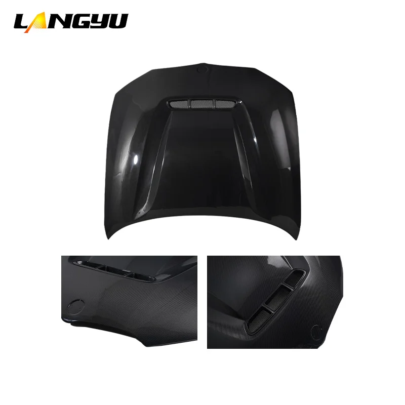 Cubierta de motor de carbono Langyu estilo CS para BMW Serie 3 G20 - imagen 5