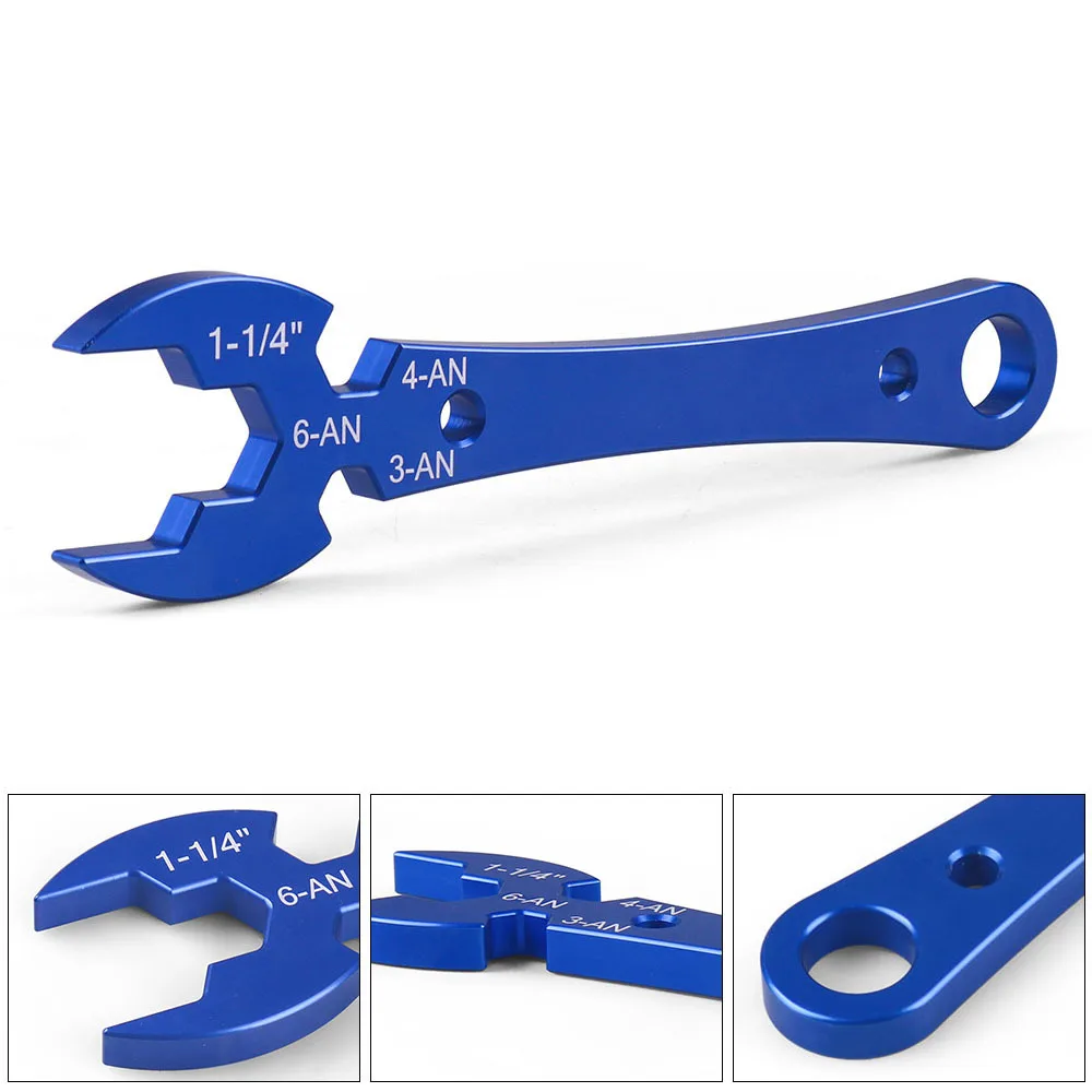 Herramienta de ajuste de manguera de llave AN de aluminio, AN3, AN4, AN6 y 1-1/4, llave de aluminio TT102418