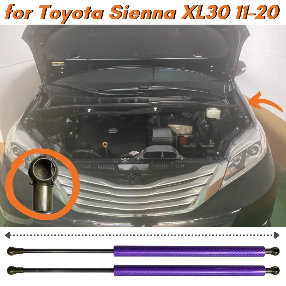 Amortiguadores de capó Toyota Sienna XL30 2011-2020