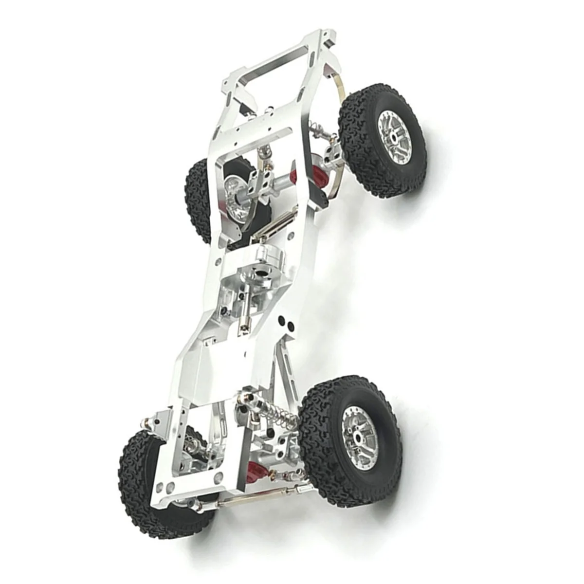 Kit chasis metálico MN82 LC79 – Carframe plateado 1/12 - imagen 2