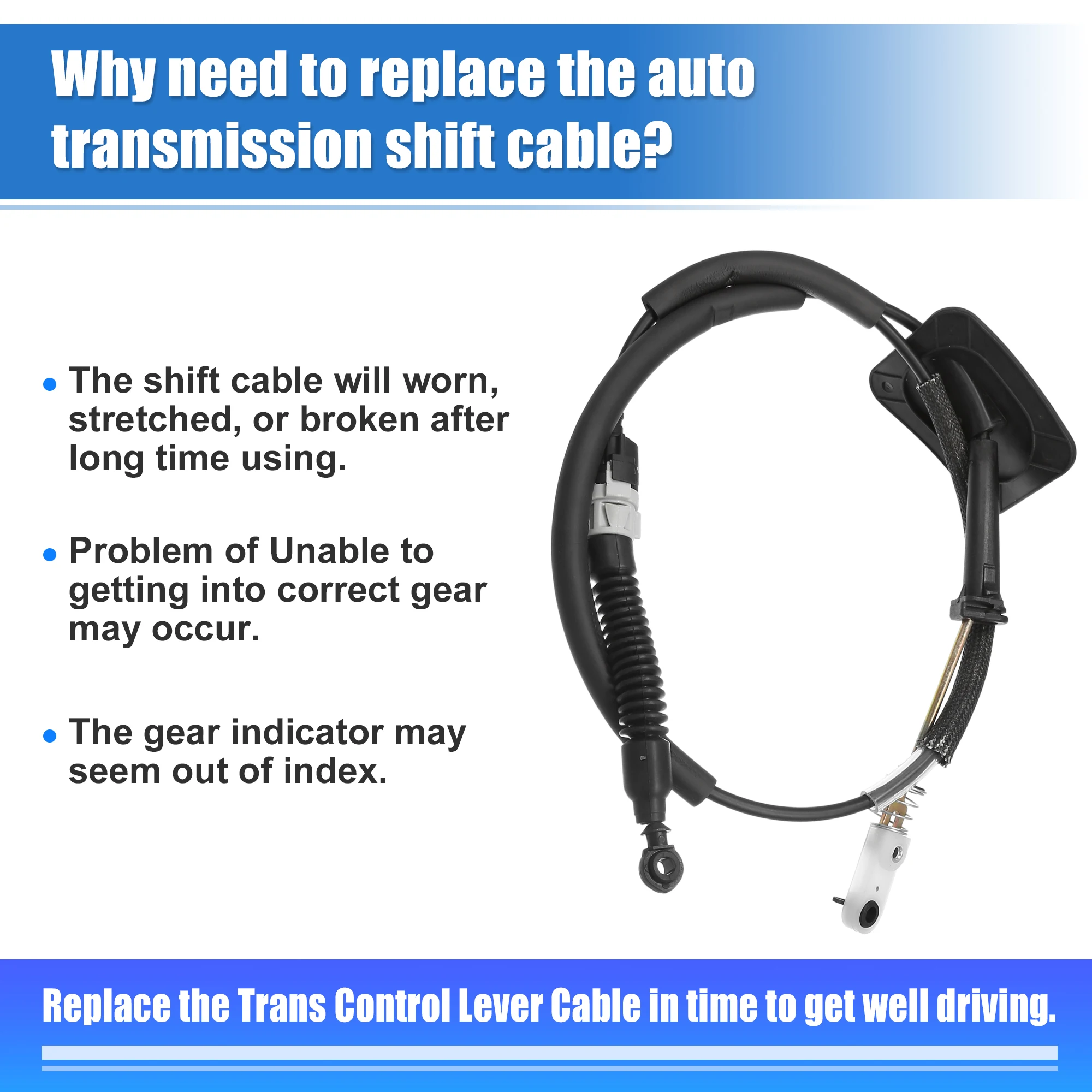 Cable de cambio automático para los modelos indicados
