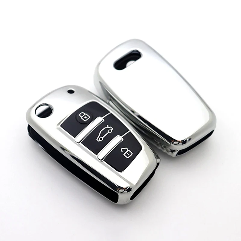 Funda TPU para llave Audi con tapa - A3/A4/A6/TT/Q3/Q7 para coche - imagen 5
