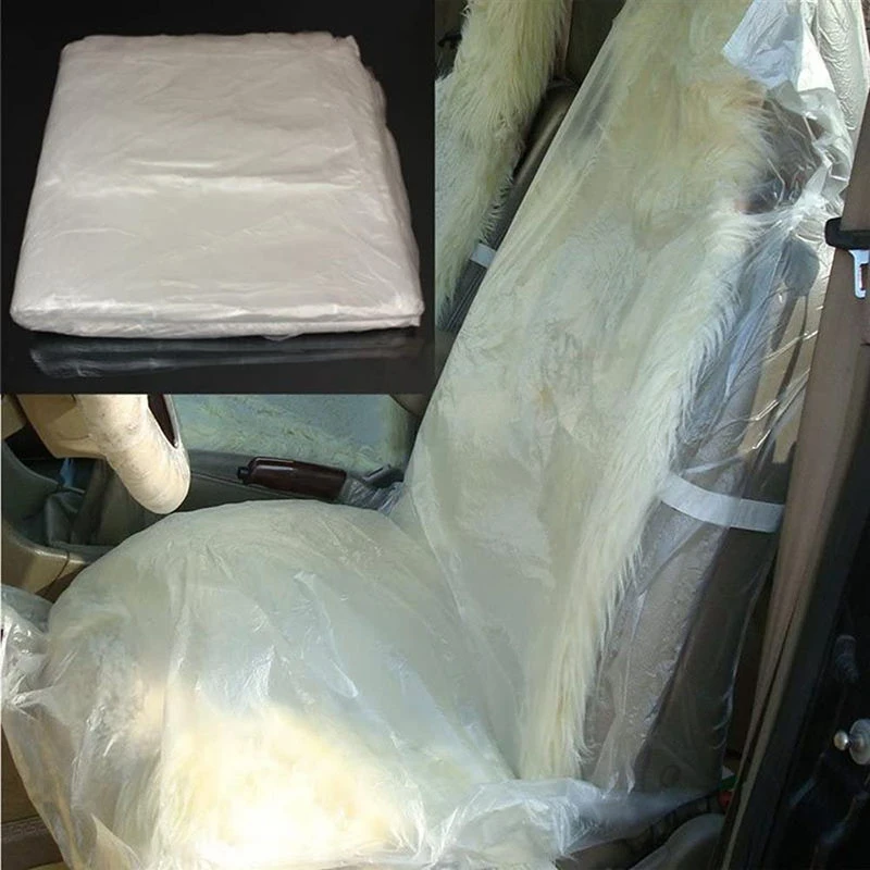 Cubiertas desechables de asiento de plastico para coche - proteccion - imagen 2