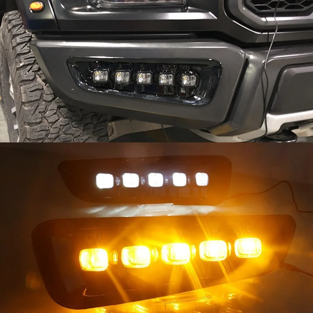 Kit luces LED DRL direccionales Ford Raptor F150 2016-2020 - imagen 2
