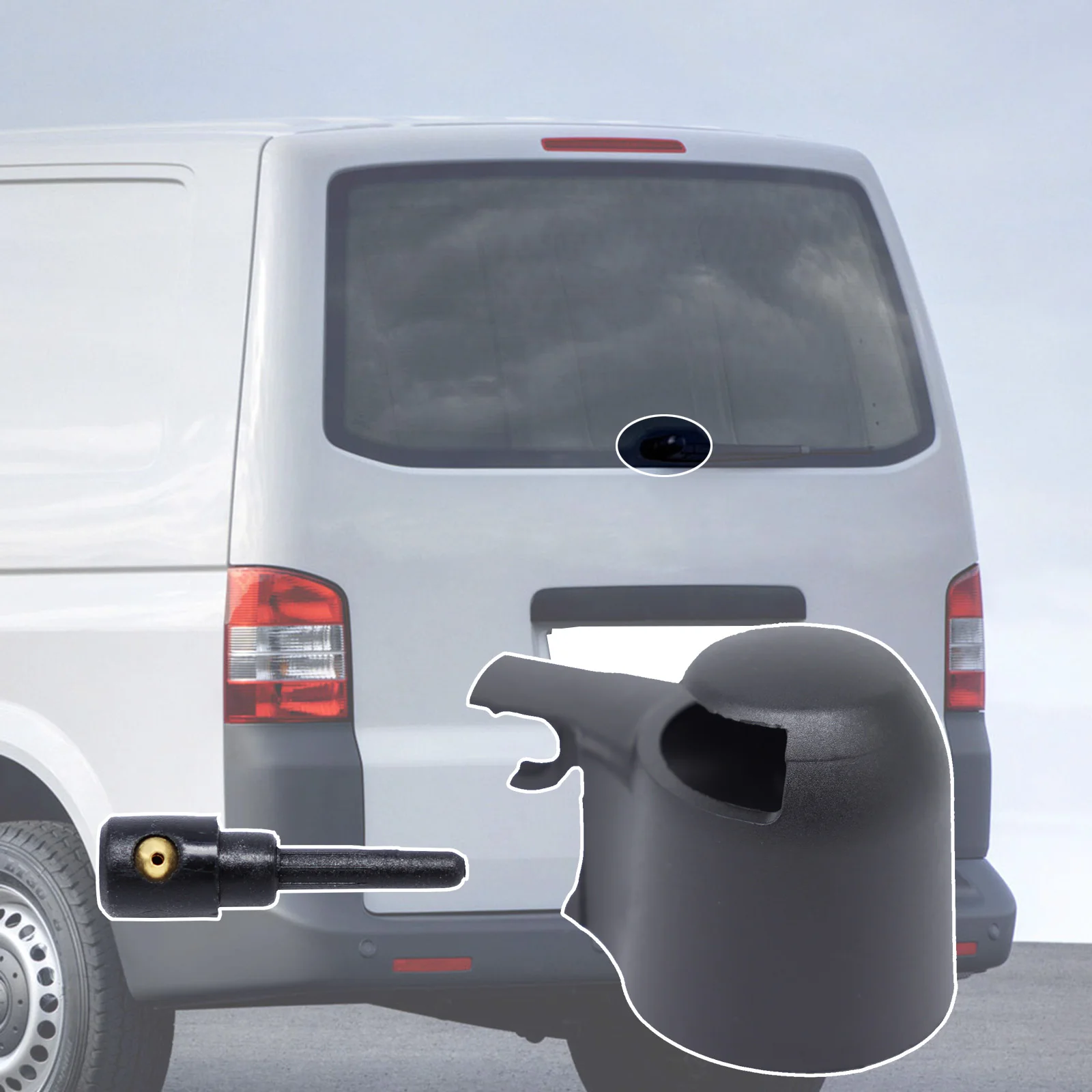 Brazo limpiaparabrisas trasero VW Transporter T5 (2003-2015)
