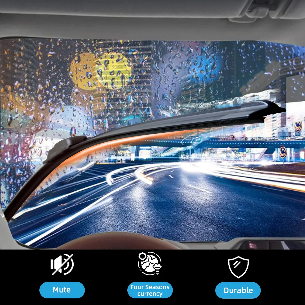 Escobillas limpiaparabrisas planas universales para coche - imagen 5